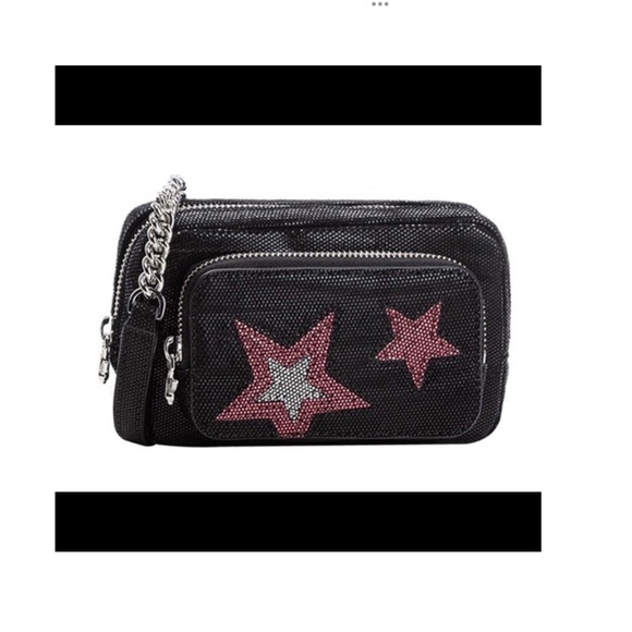 ‼️WOW‼️🤩🤩Pinko Mini Corelli Black Leather & Suede Pouch-NWT🤩SPECIAL EDISION‼️ - Picture 10 of 16